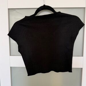 Zara Black Crop Top